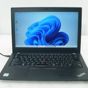 中古ノートパソコン Windows11 Pro 64bit Lenovo Thinkpad X280 (20KE-A026JP) 第8世代 Core i5-8350U 1.7GHz メモリ 8GB 256GB(NVMe SSD) 軽量 B5サイズ 12.5インチ フルHD(1920×1080)