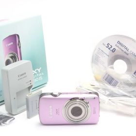 AB+ (良品) Canon キヤノン IXY DIGITAL 930 IS パープル 初期不良返品無料 6-15