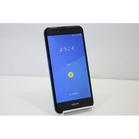 スマートフォン 本体 AQUOS U SHV37_u SHARP au 残債なし 8GB ブルー