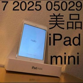 7 2025 05029 美品 iPad mini アイパッドミニ 白 シルバー