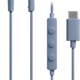 オーディオテクニカ ATH-CKS330C BLイヤホン 有線 1.2m マイク付き USB Type-C 重低音 カナル型 PC Windows Mac Android ブルー