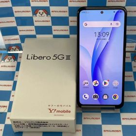 【中古】Libero 5G III 64GB ブラック A202ZT Y!mobile版SIMフリー訳あり品