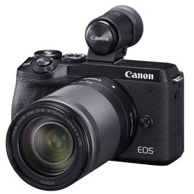 Canon EOS M6 Mark II レンズ ブラック 良品 動作確認済み 1ヶ月保証付 交換レンズ
