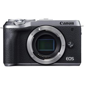 Canon EOS M6 Mark II シルバー ボディ 良品 動作確認済み 1ヶ月保証付 小型軽量 ミラーレス