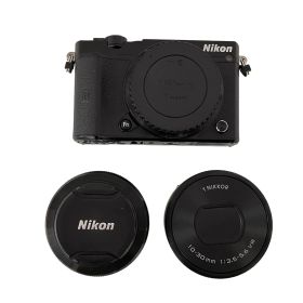 Nikon 1 J5 ダブルレンズキット ミラーレス一眼カメラ 18.5mm f1.8 /10-30mm f3.5-5.6VR ニコン 充電器付き 中古 訳あり Z11324549