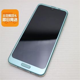 超美品 SHV42 AQUOS R2 アクアマリン スマホ 即日発送 スマホ 白ロム 中古 au SHARP あすつく 土日祝発送OK
