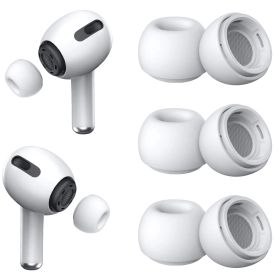 YUWAKAYI イヤーピース AirPods Pro 第1/2世代対応 シリコン イヤーチップ (Sサイズ 3ペア) 柔らかい 滑り止め 携帯用収納ボックス付き