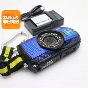 美品 WG-4 GPS ブルー 即日発送 デジカメ RICOH 本体 あすつく 土日祝発送OK