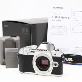 AB+ (良品) OLYMPUS オリンパス OM-D E-M10 Mark III ボディ シルバー シャッター回数6004 初期不良返品対応 66-95