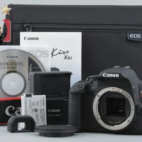 【中古】Canon キヤノン EOS Kiss X6i デジタル一眼レフカメラ シャッター回数僅少
