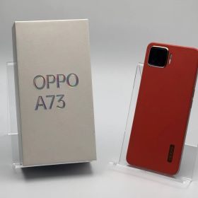【箱付き中古C】OPPO A73 CPH2099 ダイナミック オレンジ SIMフリー 白ロム