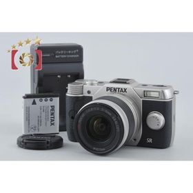 【中古】PENTAX ペンタックス Q10 ズームレンズキット シルバー シャッター回数僅少