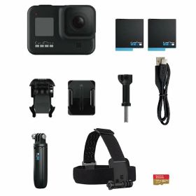 【中古】【非常に良い】GoPro ゴープロ アクションカメラ HERO8 BLK ヒーロー8 ブラック 限定ボックスセット （日本国内正規保証品） CHDRB-801-FW BLK F