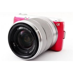 SONY Nex-C3 レンズキット ピンク 美品 SDカード付 動作確認済み 1ヶ月保証付 高性能