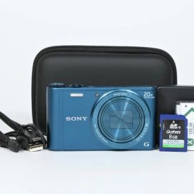 【美品】 ソニー SONY Cyber-shot DSC-WX300 ブルー