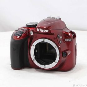 〔中古〕Nikon(ニコン) NIKON D3400 ボディ レッド〔198-ud〕