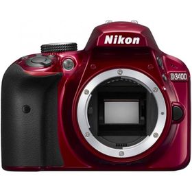 Nikon D3400 レッド ボディ 良品 動作確認済み 1ヶ月保証付 初心者向け