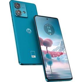 Motorola モトローラ 6.55型SIMフリースマートフォン edge 40 neo 防水 防塵 PAYK0001JP カリビアンブルー