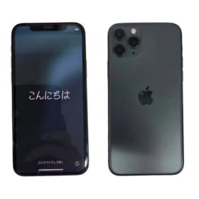 SIMフリー Apple iPhone 11Pro 64GB MWC62J/A Appleストア購入品 ミッドナイトグリーン スマートフォン スマホ バッテリー最大容量92% 【ジャンク/現状品お渡し】 22606K226