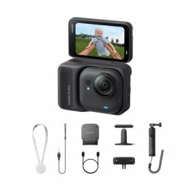 Insta360 GO Ultra クリエイターキット ブラック- ポケットから世界が変わる 軽量&ポータブル、低照度、どこにでも取り付け可能、FlowState手ブレ補正、200分バッテリー寿命、10メートル防水、…