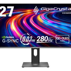 新品IODATA ゲーミングモニタGigaCrysta KH-GDQ271UEL