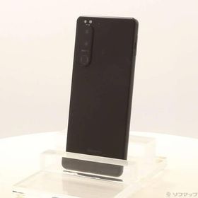 〔中古〕SONY(ソニー) Xperia 5 III 128GB フロストブラック SO-53B docomoロック解除SIMフリー〔258-ud〕