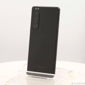 〔中古〕SONY(ソニー) Xperia 5 III 128GB フロストブラック SO-53B docomo SIMフリー〔368-ud〕