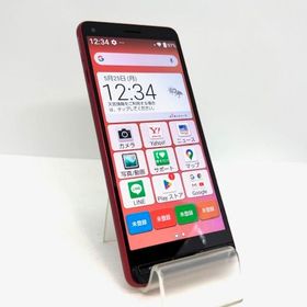 605022U【優良美品】かんたんスマホ2/A001KC(レッド)Y!mobile