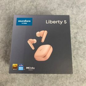 Anker Soundcore Liberty 5（Bluetooth 5.4）【完全ワイヤレスイヤホン/ウルトラノイズキャンセリング 3.5 / 3Dオーディオ / アプリコットピンク