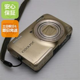【中古】 良品中古 COOLPIX S6300 エレガントゴールド 安心保証 即日発送 デジカメ Nikon デジタルカメラ 本体 土日祝発送OK