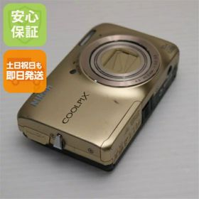 【中古】 良品中古 COOLPIX S6300 エレガントゴールド 安心保証 即日発送 デジカメ Nikon デジタルカメラ 本体 土日祝発送OK