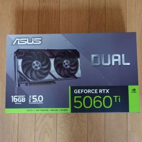 【新品】ASUS Dual RTX 5060 Ti 16GB GDDR7