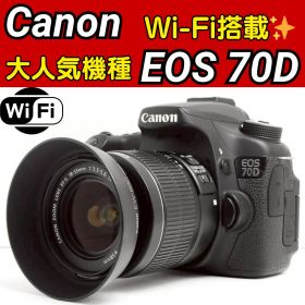 スマホ転送 ✨ Canon EOS 70D Wi-Fi搭載 キヤノン 初心者OK
