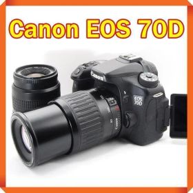 ✨ Canon EOS 70D 一眼レフ スマホ転送 望遠レンズセット キヤノン