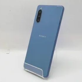 【中古】SONY au 【SIMロック解除済み】 Xperia 10 III ブルー 6GB 128GB SOG04【立川フロム中武】保証期間１ヶ月【ランクB】