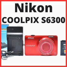B24[7314A]8 ニコン Nikon COOLPIX S6300 レッド