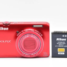 ■ 美品 ■ ニコン Nikon COOLPIX S6300 レッド《動作OK》