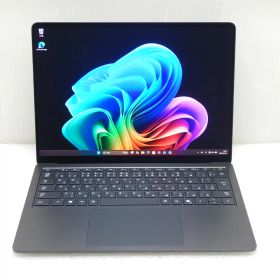 【中古 Aランク】Microsoft Surface Laptop 第7世代 13.8インチ Core Ultra5 236V メモリ16GB 256GB Windows 11Pro AI処理プロセッサーNPU内蔵 Copilot+ PC ノートパソコン ブラック intel CPU搭載モデル