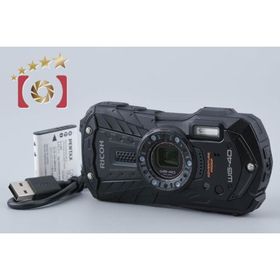 【中古】RICOH リコー PENTAX ペンタックス WG-40 ブラック コンパクトデジタルカメラ シャッター回数僅少