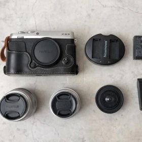 【美品・レンズ3本】FUJIFILM X-E3 シルバー 特化スナップセット