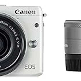 【中古】Canon ミラーレス一眼カメラ EOS M3 ダブルレンズキットホワイト EF-M15-45mm F3.5-6.3 IS STM EF-M22mm F2 STM EOSM3WH-WLK2