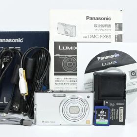 【美品】 Panasonic LUMIX DMC-FX66 プレシャスシルバー