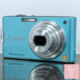 Panasonic LUMIX DMC-FX66 フローラルブルー コンパクトデジタルカメラ 1410万画素 光学5倍ズーム 広角25mm POWER O.I.S. 超解像技術 パナソニック