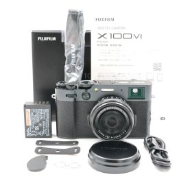 ■シャッター数1300枚！新品同様■ FUJIFILM X100Ⅵ-B ブラック X100VI デジタルカメラ 富士フィルム