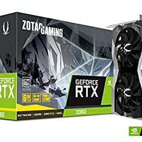 【中古】【非常に良い】ZOTAC GAMING GeForce RTX 2060 Twin Fan グラフィックスボード VD6860 ZTRTX2060-6GGDR6TWIN ZTRTX2060-6GGDR6TWIN/ZT-T20600F-10M