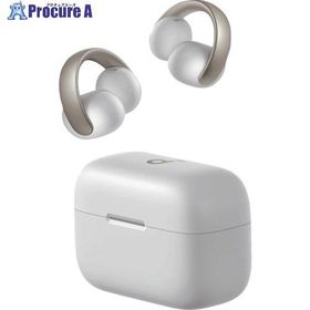 Soundcore ワイヤレスイヤホン AeroClip ホワイト＆ゴールド ▼706-8211 A3388N21 1台