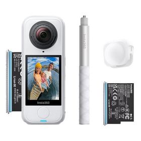 Insta360 アクションカメラ「Insta360 X4 Air」 スターターキット(アークティックホワイト) Insta360 X4 Air Starter Bundle CINSAAFA-SE17 返品種別B