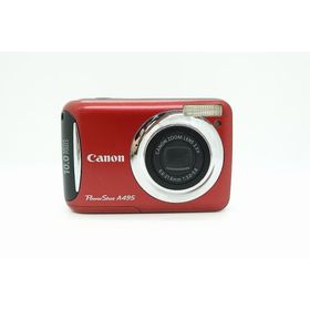 キヤノン Canon コンパクトデジタルカメラ レッド PowerShot A495