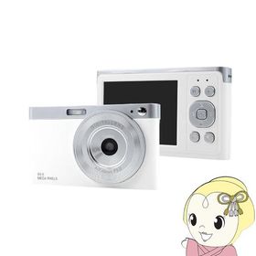 WIFIデジタルカメラ スノーホワイト レトロ SANYO スマホ ダウンロード オートフォーカス 手ブレ補正 遠隔操作 動画 /srm
