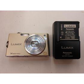 【中古】パナソニック デジタルカメラ ルミックス リュクスゴールド DMC-FX66-N